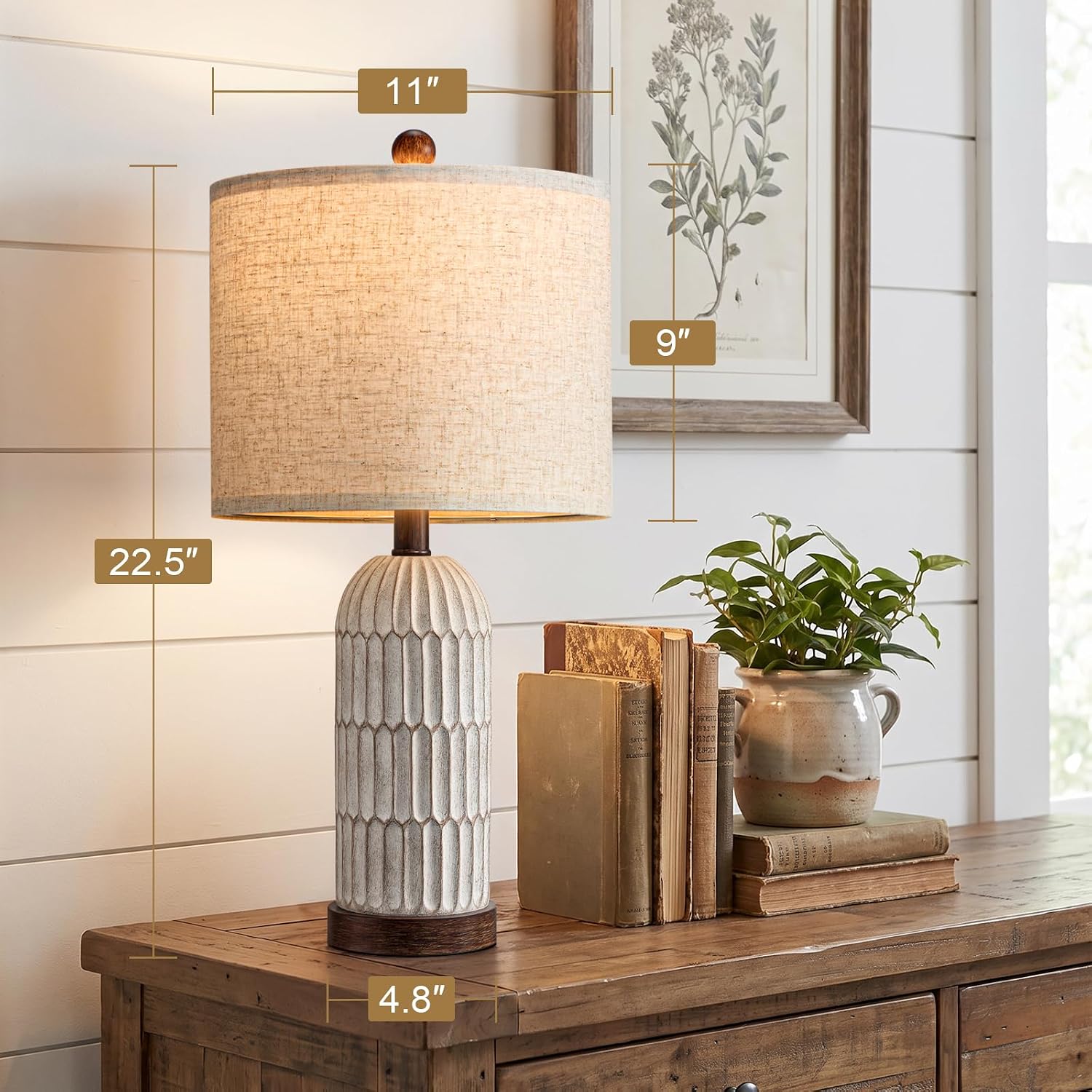 Thumbnail 3 de OYEARS Table Lamps, 22-Inch