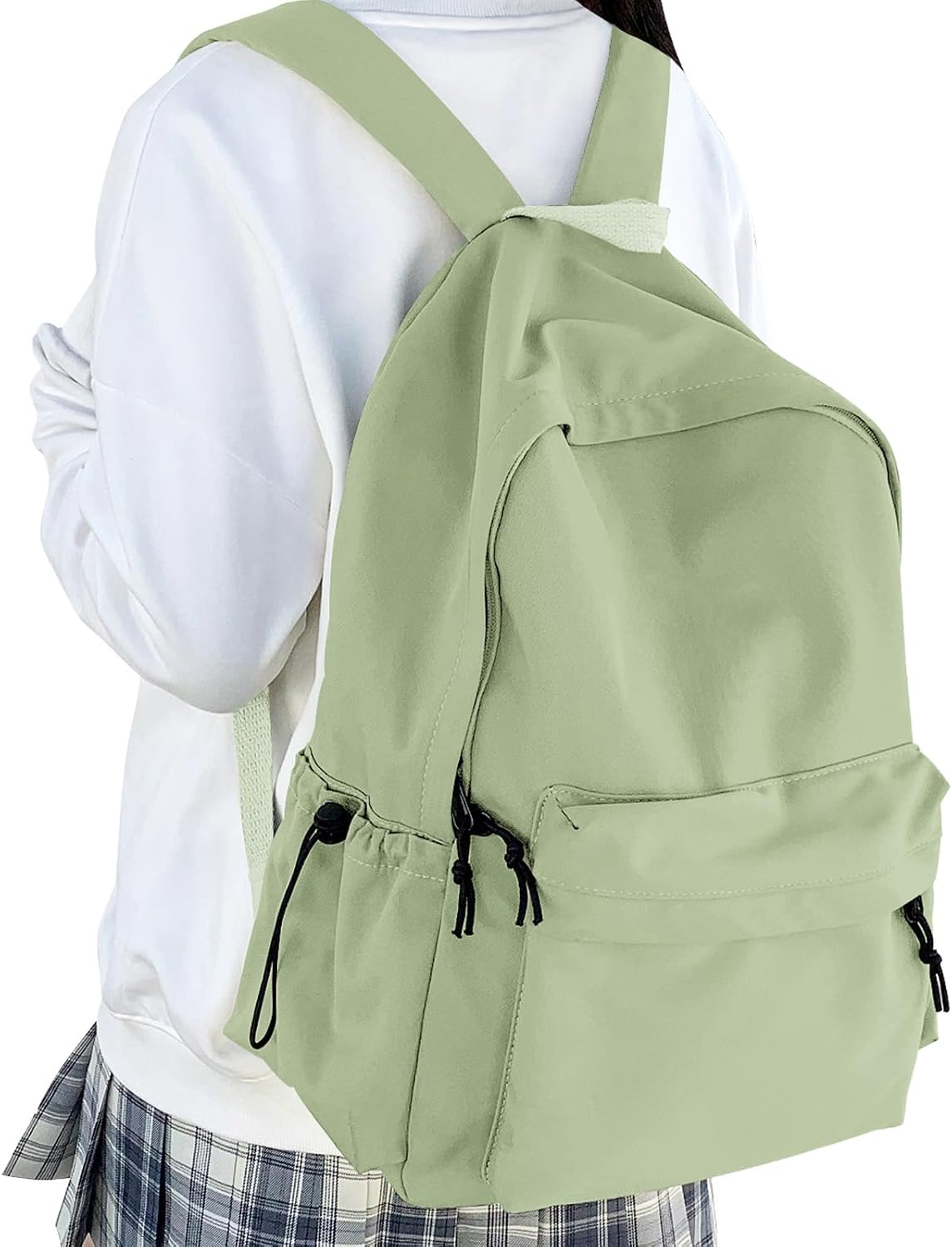 Detalle 2 de HYC00 Schulrucksack Damen Herren für 14-Zoll-Laptop (HYC00 HYC00) – wasserabweisender 21-Liter Daypack