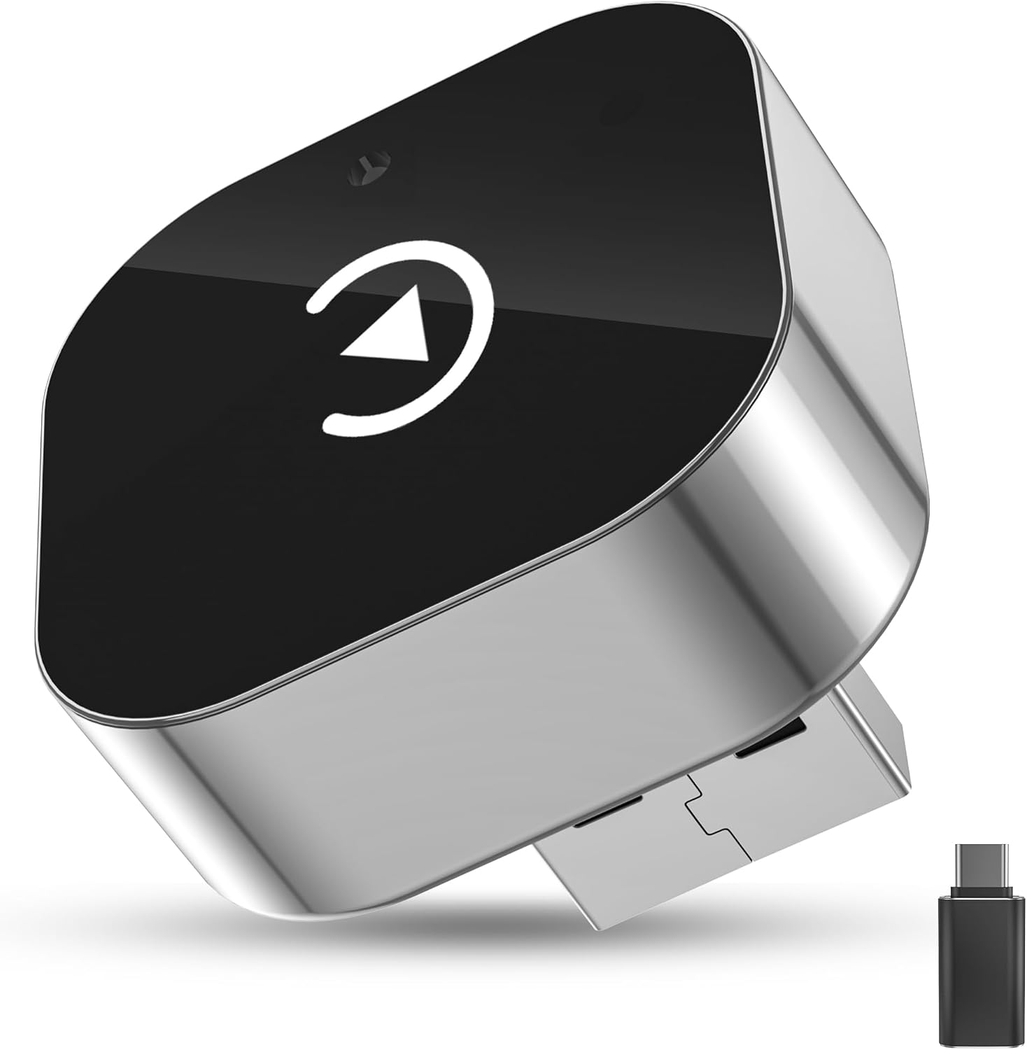 BSTOEM Adaptador inalámbrico 2 en 1 para CarPlay/Android Auto (Tipo-C/USB-A)