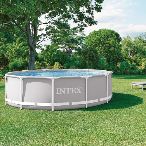 Detalle de Intex 26716NP – Piscina redonda desmontable Prisma Frame 366x99 cm con depuradora y escalera de seguridad