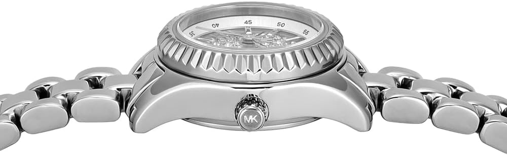 Detalle de Michael Kors Lexington Damenuhr (19 mm) Quarz 3-Zeiger mit Edelstahl- oder Lederarmband