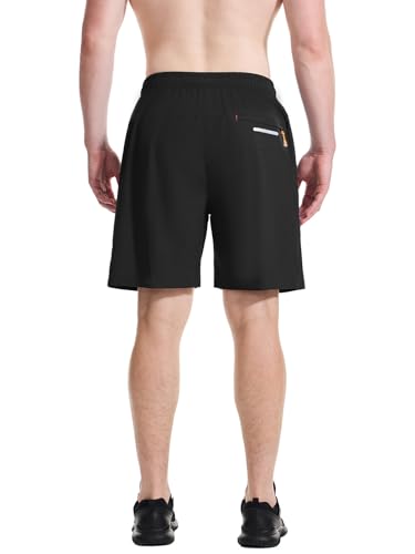 Thumbnail 6 de Cimic Pantalón corto de running para hombre con bolsillos y cintura elástica