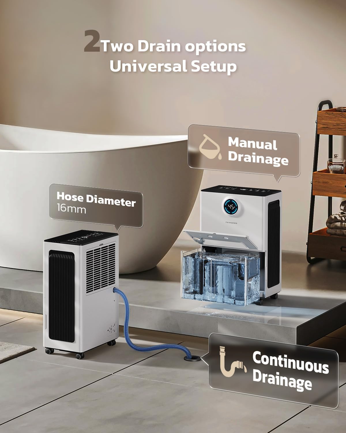 Detalle 2 de TEANEWS Dehumidifier 34-Pint