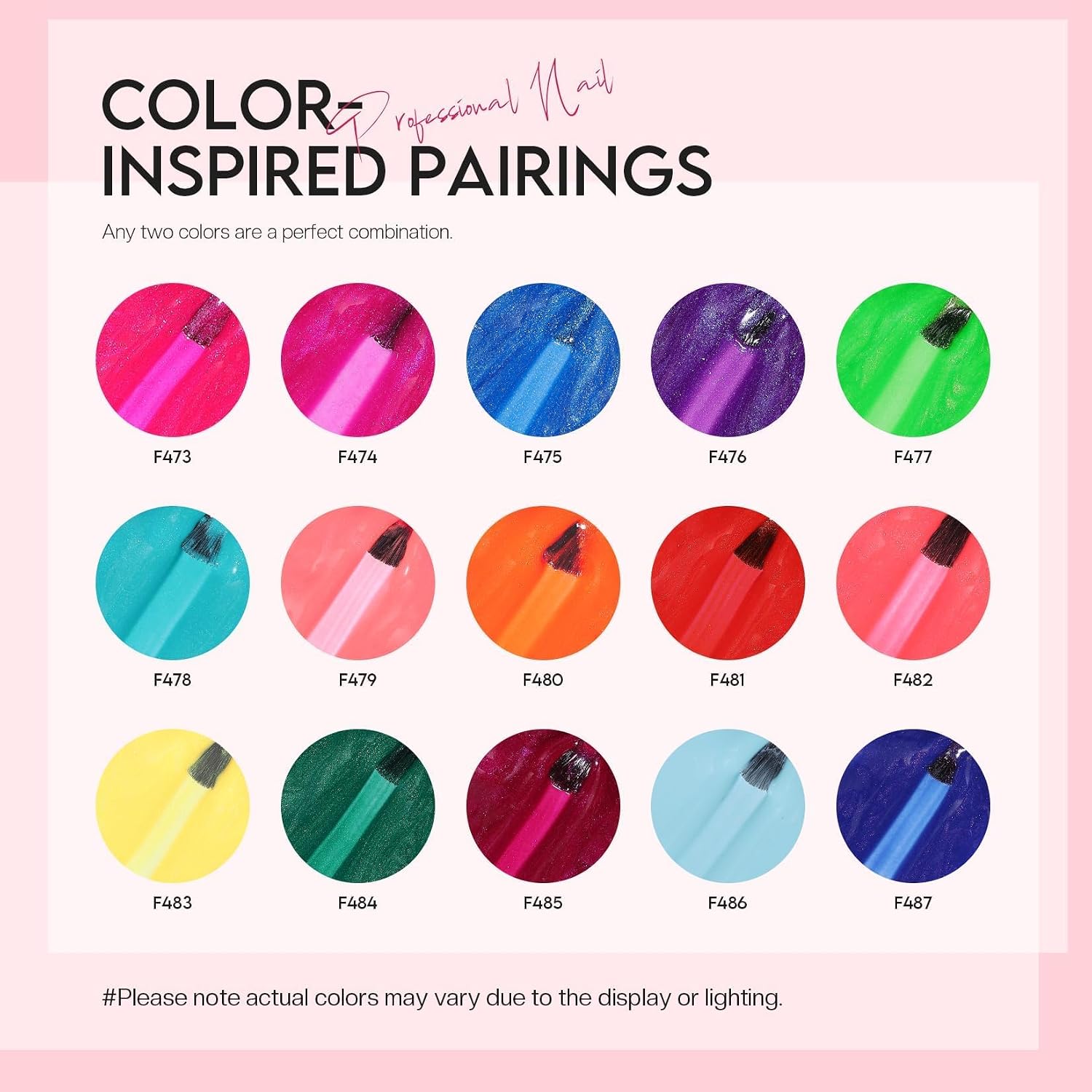 Thumbnail 3 de Morovan Nail Polish Set 15 Colors