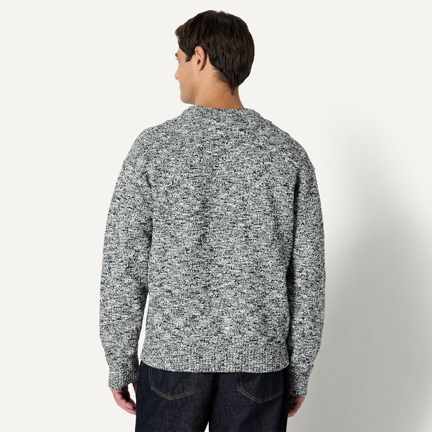 Detalle de Amazon Essentials Men's Relaxed-Fit Multi-Colour Heavyweight Crewneck Pullover Jumper