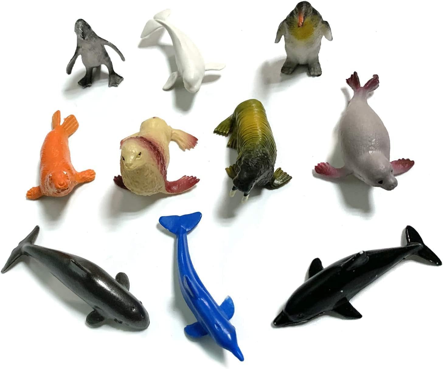 Thumbnail 3 de DOITEM DT0975EU mini-zeedierenfiguren van vinyl, set met 50 stuks