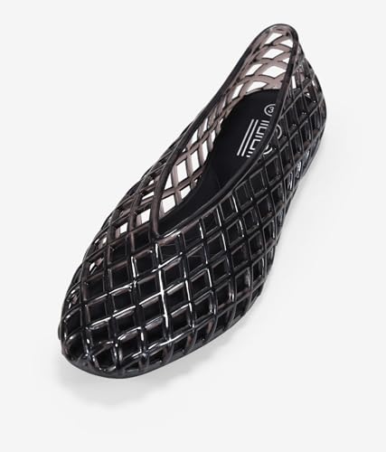 Detalle de BOSANOVA Manoletinas Bailarina en Malla de Goma – Negro, 37