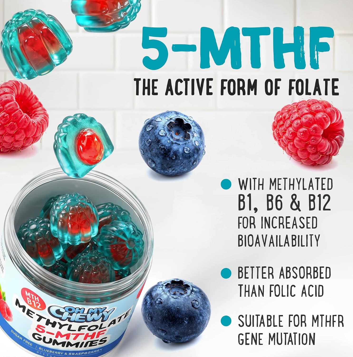 Thumbnail 6 de 5-MTHF Folate Gummies