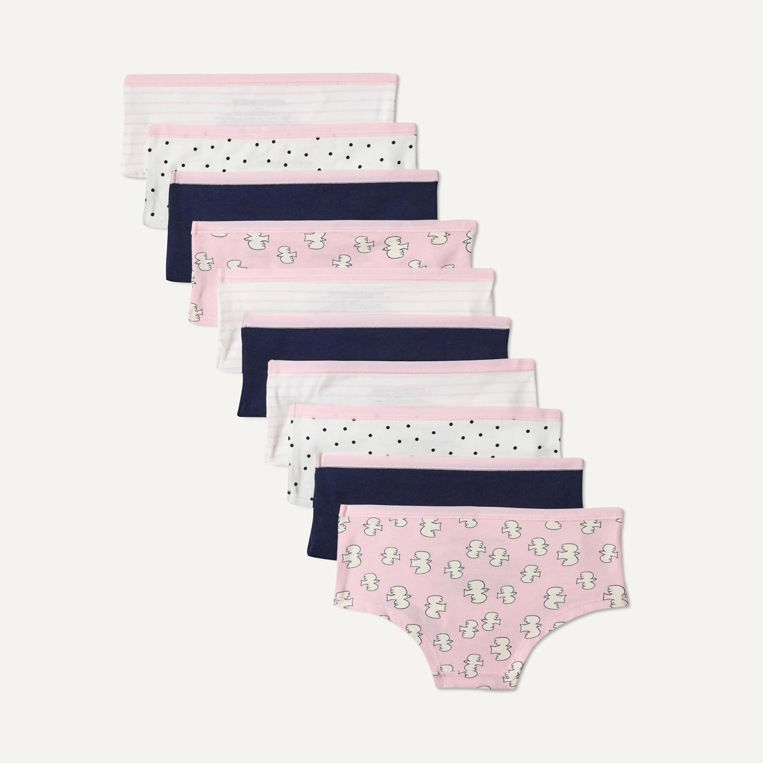 Detalle de Amazon Essentials Mädchen Hipster-Unterhosen aus Baumwoll-Jersey – 10er Pack