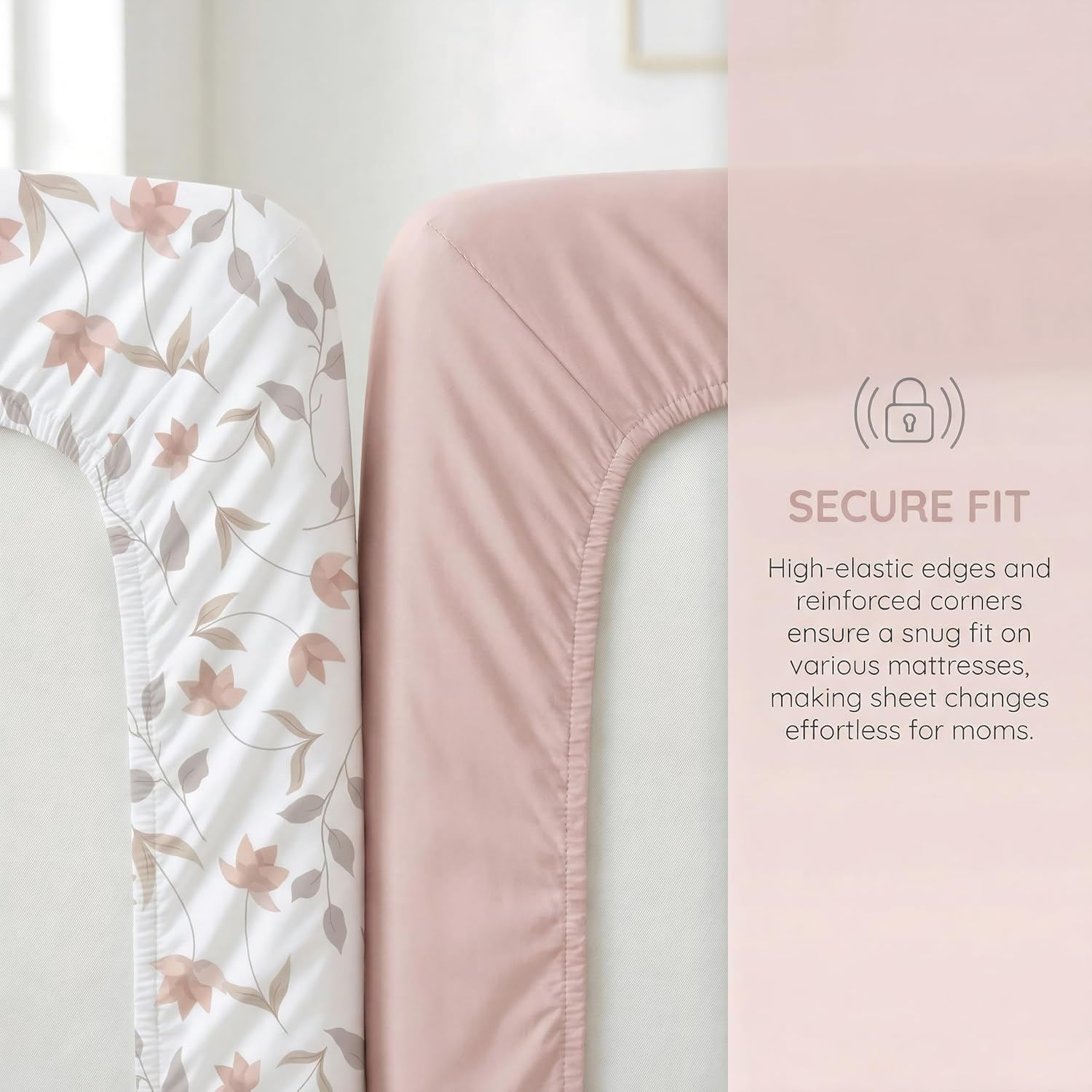 Detalle 2 de Crib Sheets 28 x 52 Inches