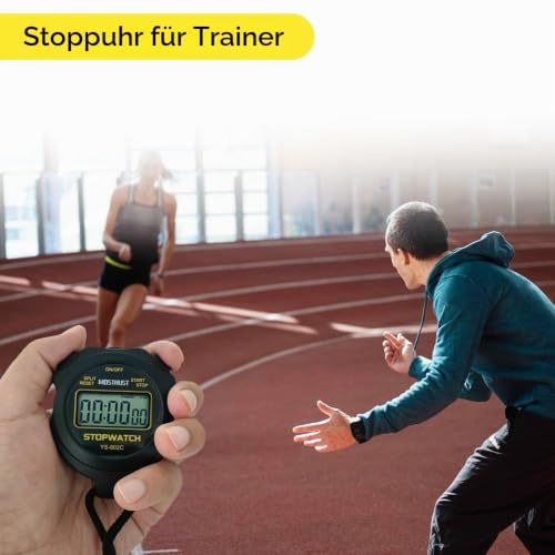 Thumbnail 4 de MOSTRUST Digitale einfache Stoppuhr – leise, ohne Glocken, gelb