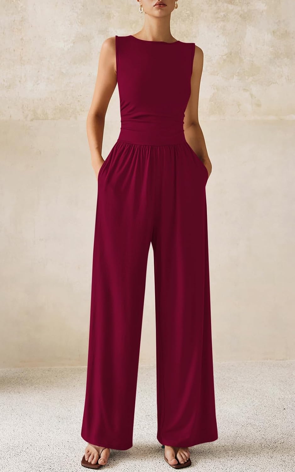 Thumbnail 1 de PRETTYGARDEN One Piece Jumpsuits for Women – Casual Dressy Wide Leg Rompers