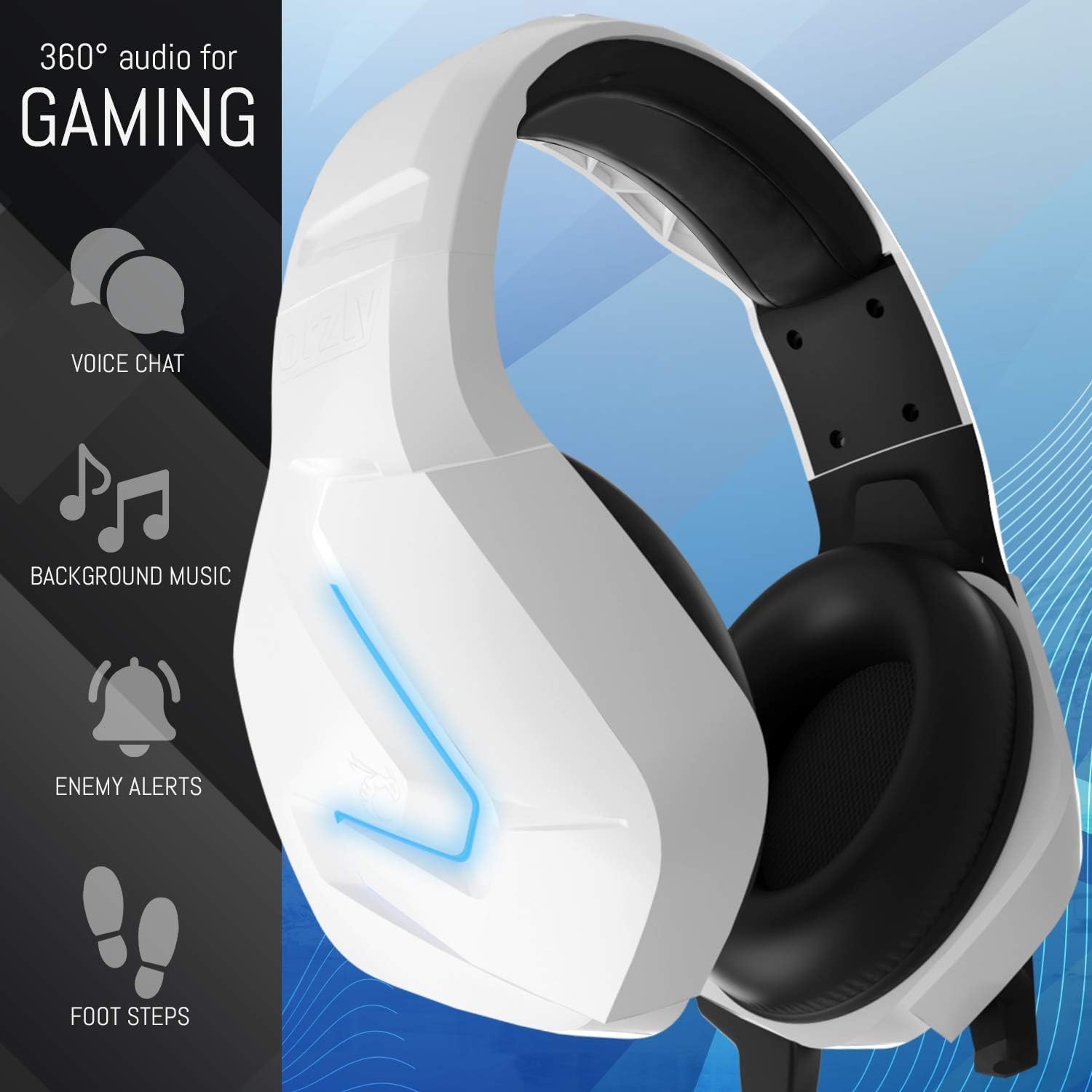 Detalle 2 de Orzly Hornet RXH-20 cuffie gaming bass