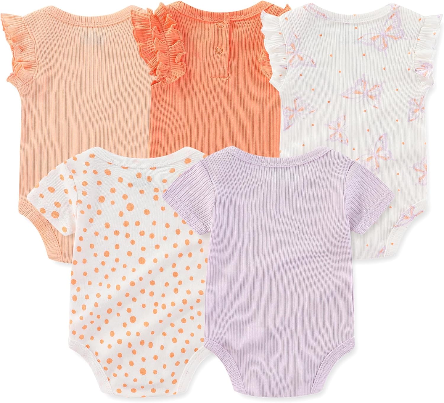 Thumbnail 2 de MAMIMAKA 20-Piece Newborn Baby Clothes Set (bodysuits, pants, caps & scratch mittens)