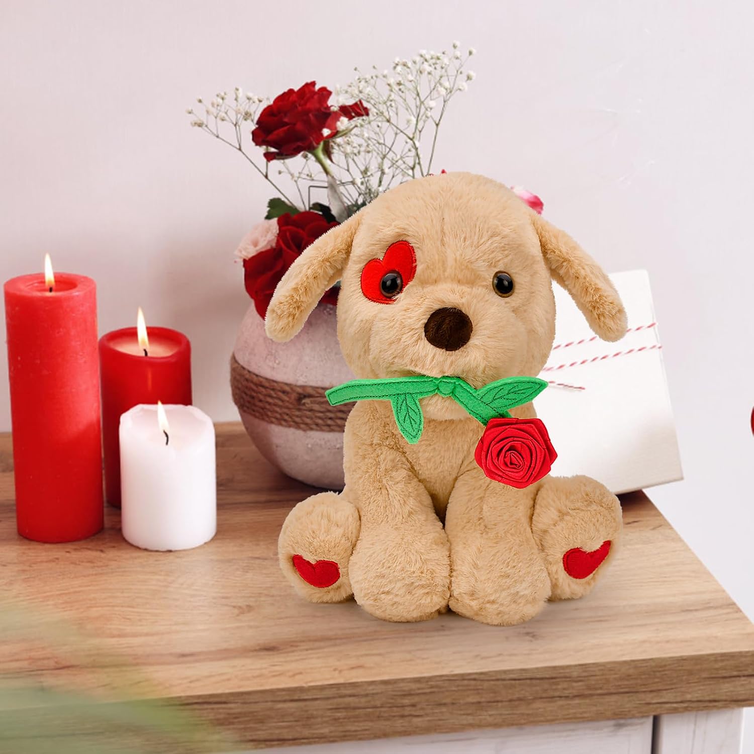 Detalle 2 de Funny Cute Plush Dog 10 inch stuffed animal