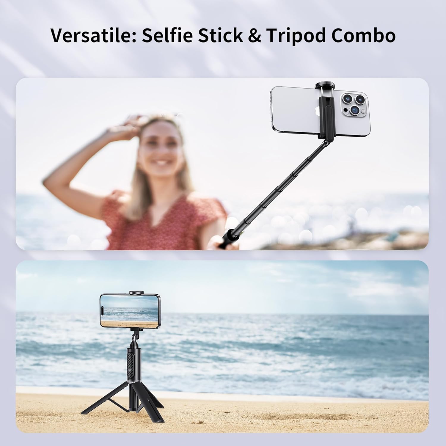 Thumbnail 6 de ATUMTEK Selfie Stick Tripod 3-in-1 for iPhone/Samsung