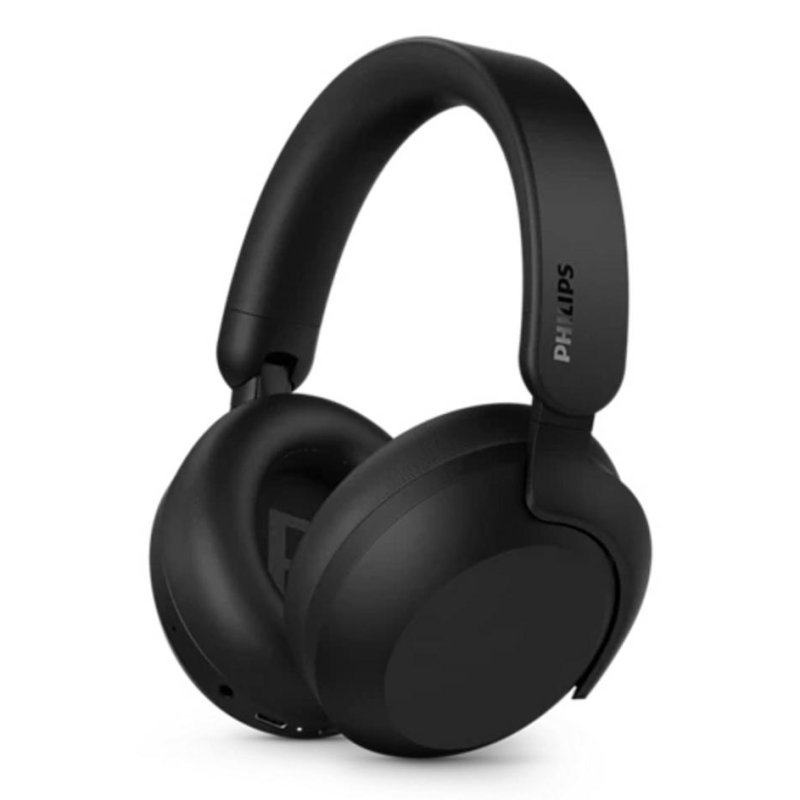 Detalle de Auriculares Philips TAH8000EBK/00: ANC híbrido, Bluetooth 5.4 y 70 h de autonomía