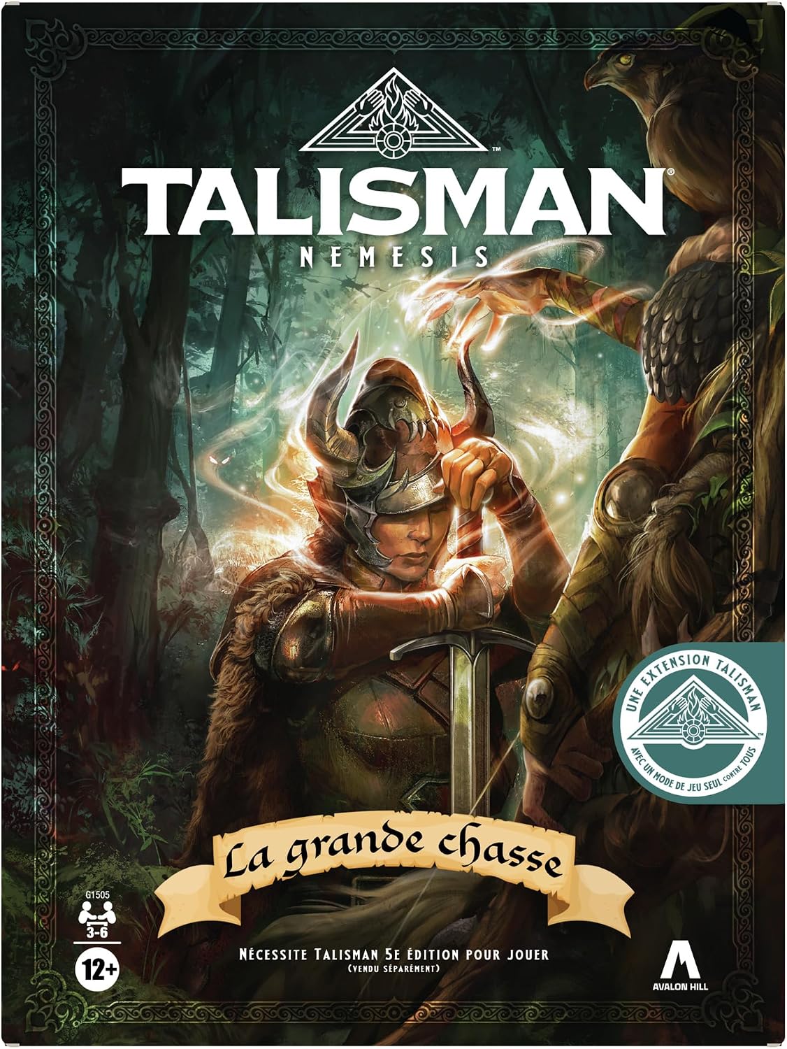 Detalle de Talisman Nemesis : La Grande Chasse – Extension (version française) – nécessite Talisman 5e édition