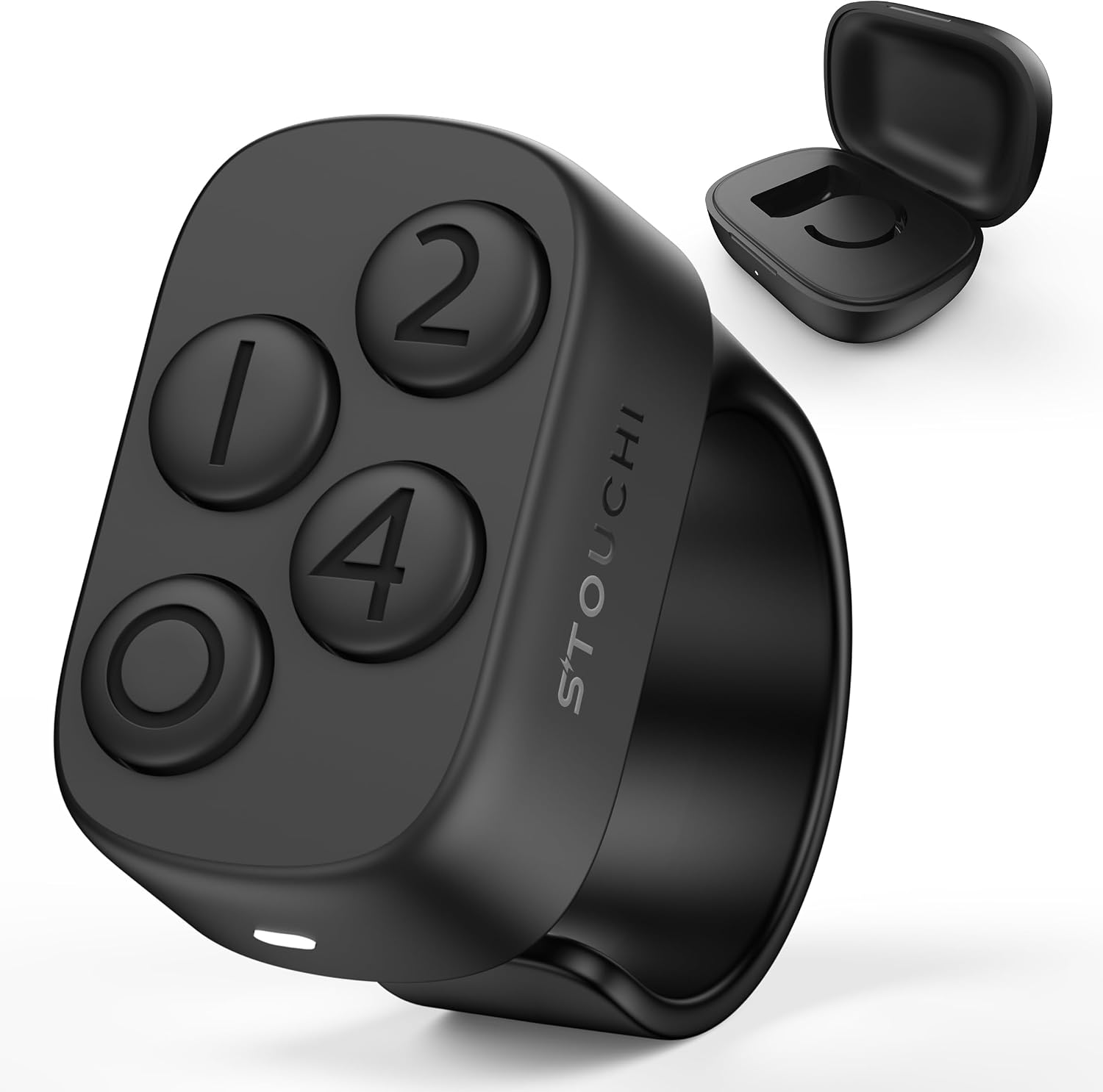 Detalle de Stouchi Anki ring remote 140H charging case
