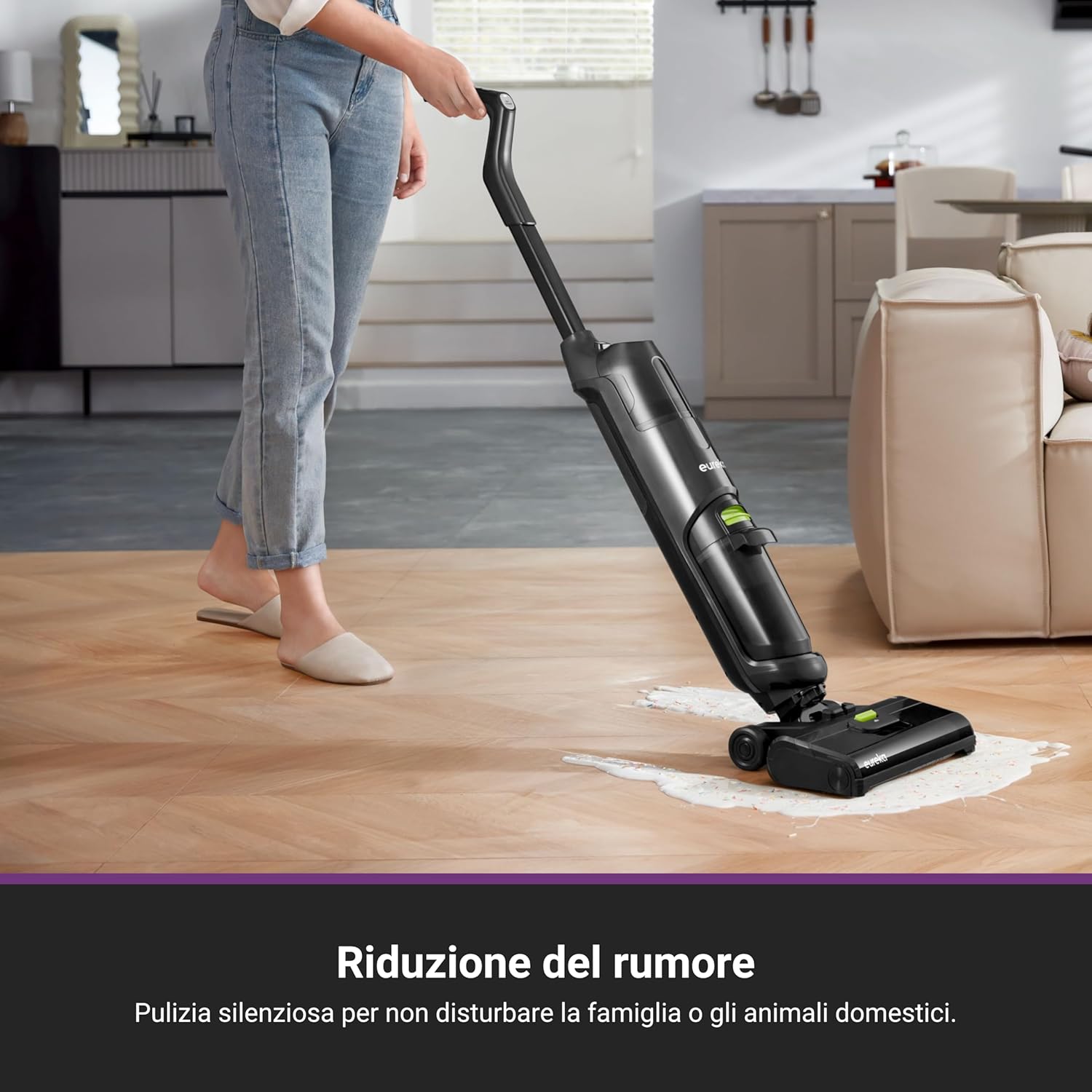 Thumbnail 6 de Eureka NEW400 Gen2: Lavapavimenti senza fili leggero, 3 in 1 con autopulizia e serbatoi doppi