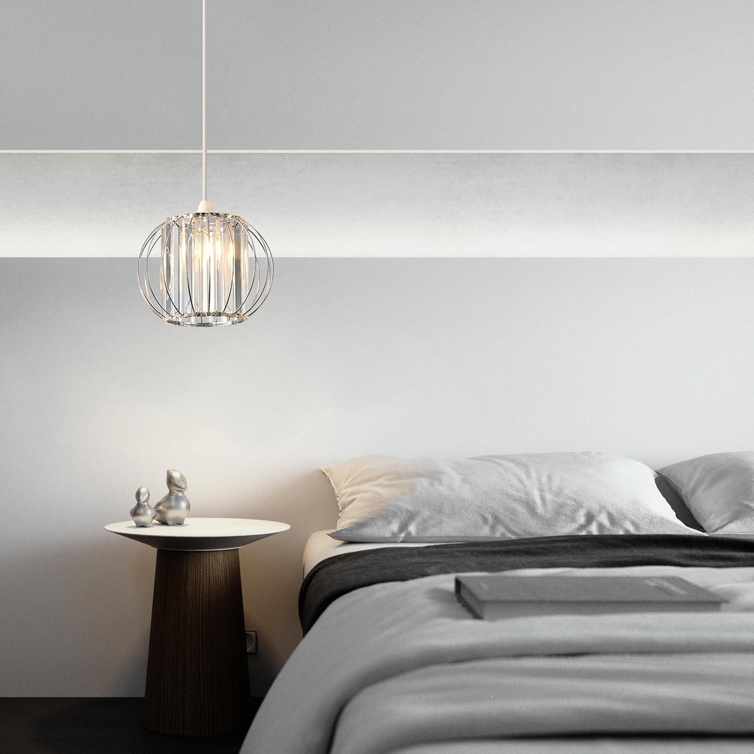 Detalle 2 de HARPER LIVING Easy Fit Pendant Shade 27cm