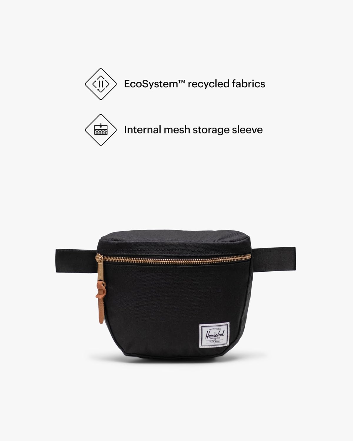 Thumbnail 2 de Herschel Mixte Pack Hip Settlement Accessoire de Voyage-Ceinture Porte-Monnaie, Noir — Taille Unique