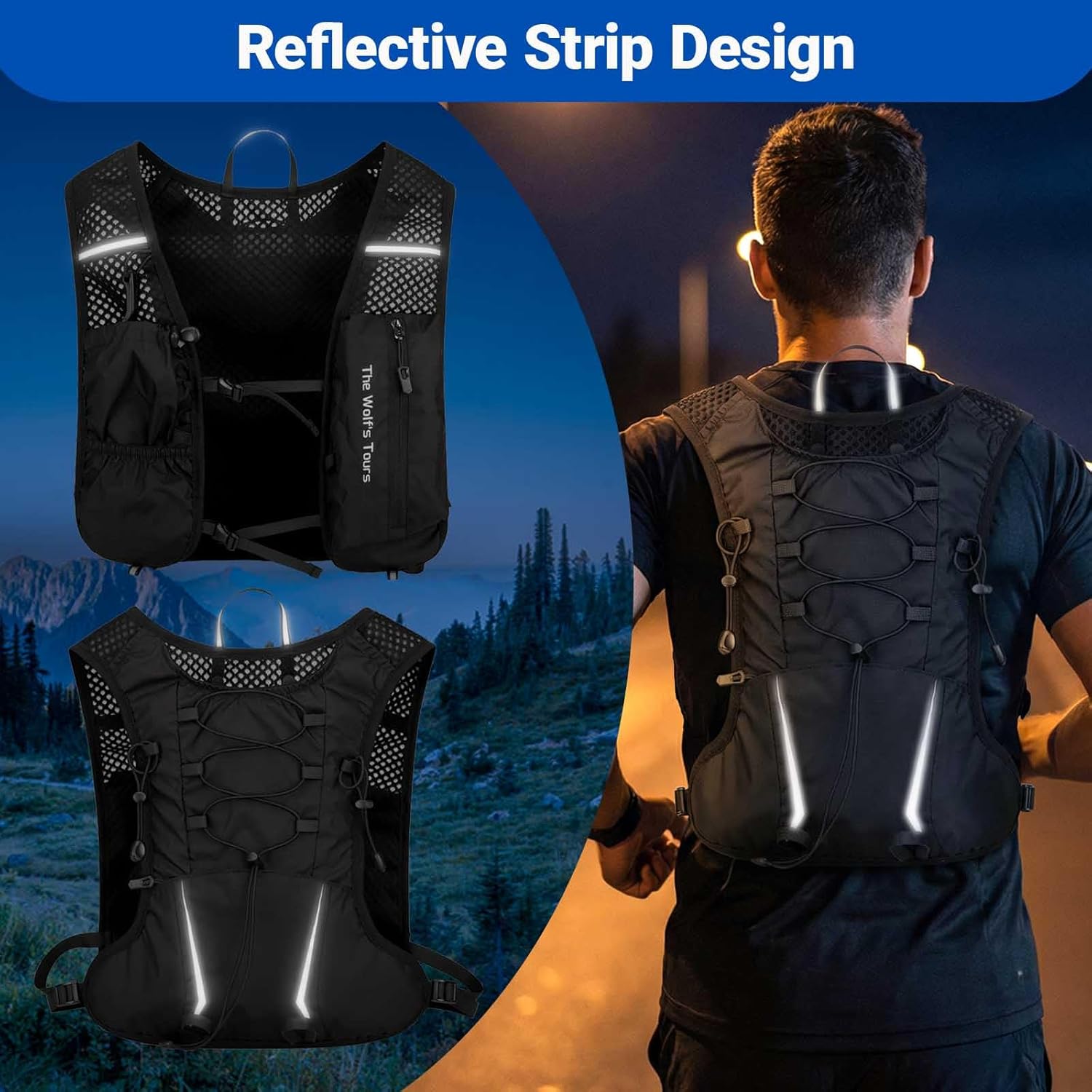 Thumbnail 4 de Zorbly Running Vest Hydration Pack 5L