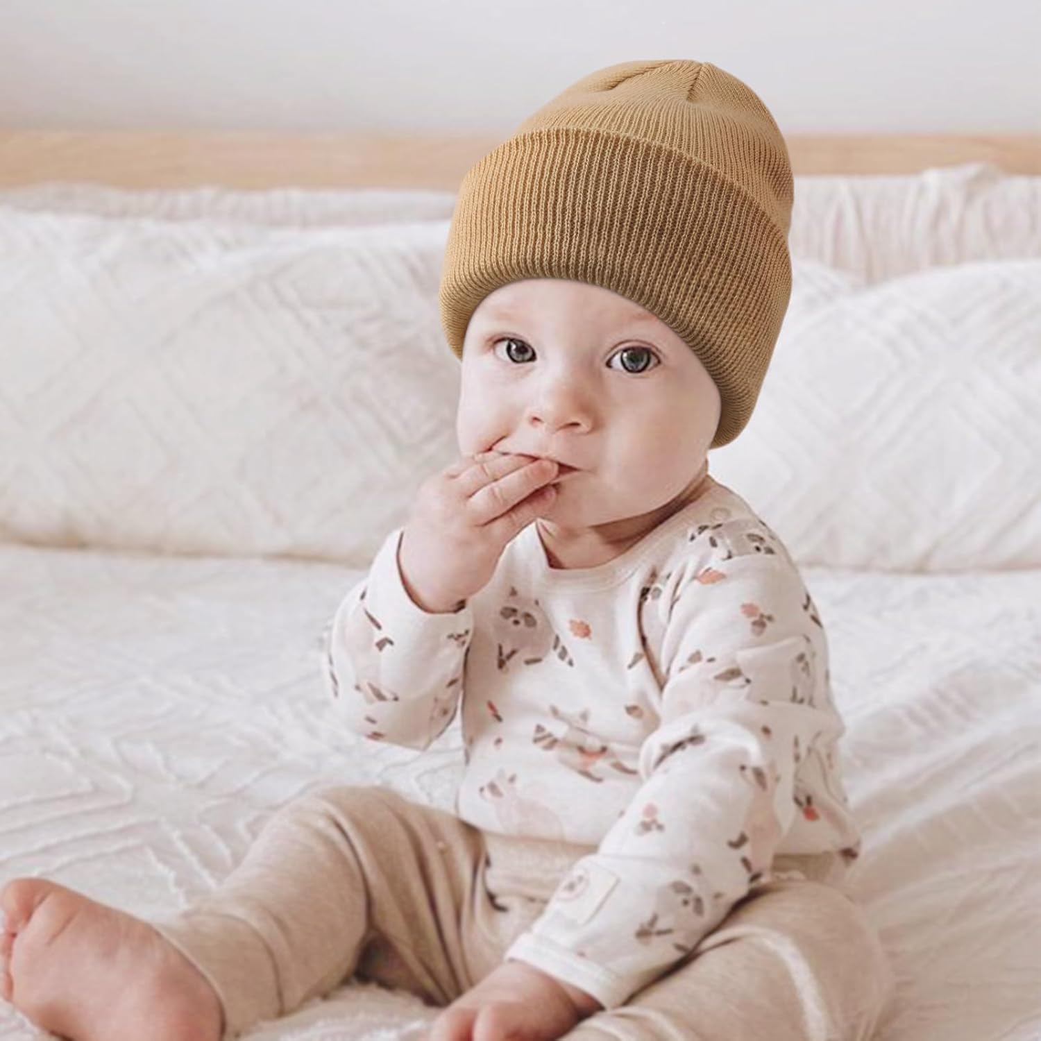 Thumbnail 1 de DRESHOW Toddler Beanie: Warm, Double-Layer Knit Hats for 3 Months–6 Years