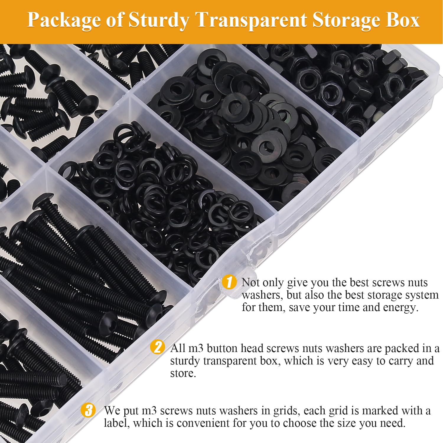 Detalle de Sutemribor M3 Screw Assortment Kit