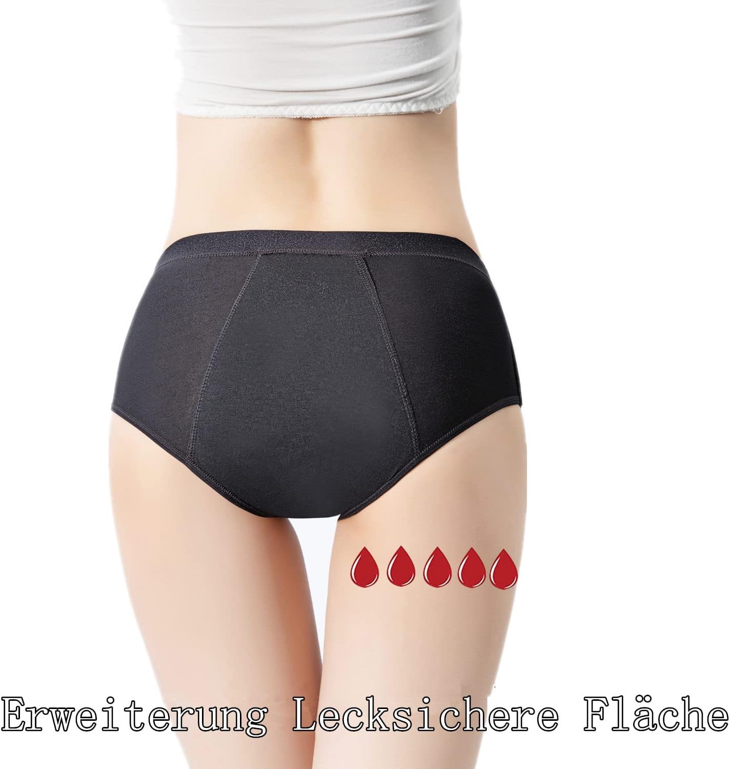 Thumbnail 5 de ZVZK Perioden Unterwäsche Starke Blutung 30 ml