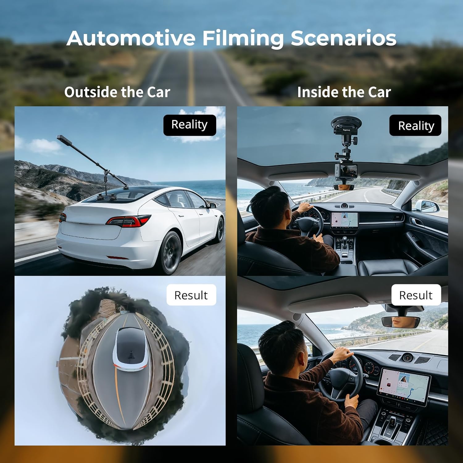 Thumbnail 6 de SMALLRIG Kit di supporto a ventosa per auto per action camera 5843