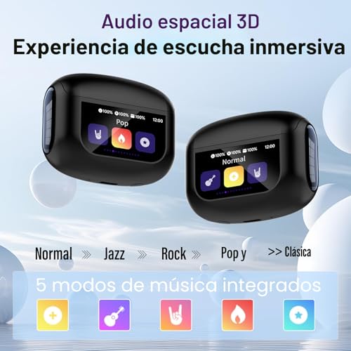 Thumbnail 6 de Thunelec Auriculares Inalámbricos con Pantalla Táctil, ANC+ENC, IP7