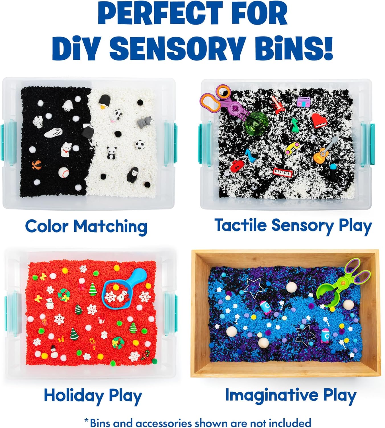 Thumbnail 2 de Learning Resources Playfoam Pluffle Twist Bianco e Nero – Gioco sensoriale che non si secca mai