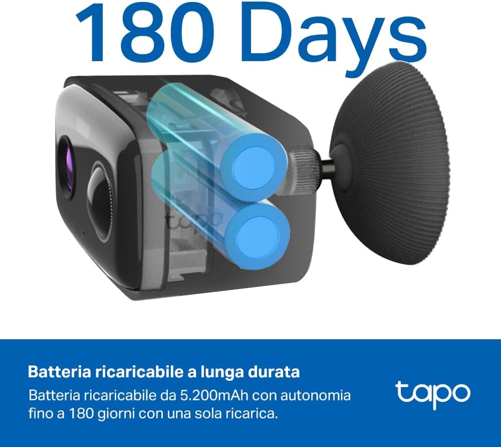 Thumbnail 1 de Tapo C401: Telecamera WiFi Esterno Senza Fili, Full HD 1080P e Batteria 5200mAh