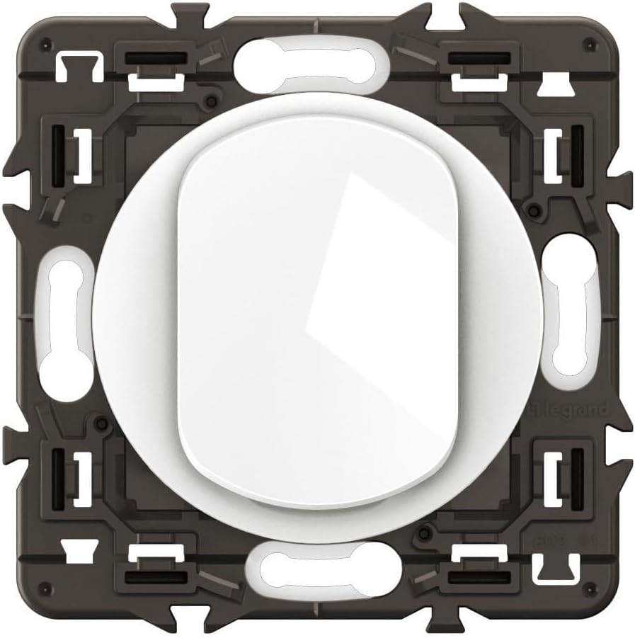 Thumbnail 3 de Legrand Céliane interrupteur simple ou va-et-vient 10A blanc prêt à installer (lot de 4)