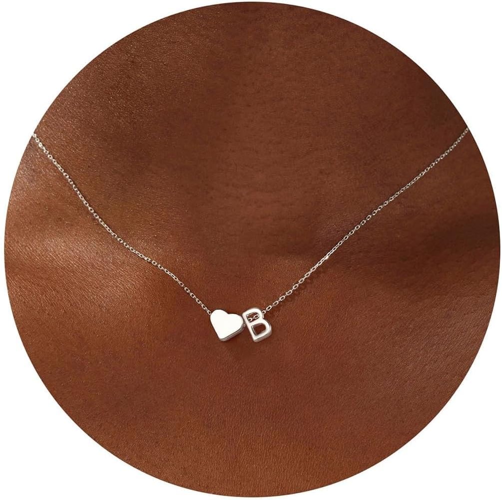 Thumbnail 2 de Meteorstarry Kette Silber 925 Damen mit Herzanhänger – Namens- und Initialen-Kette personalisiert