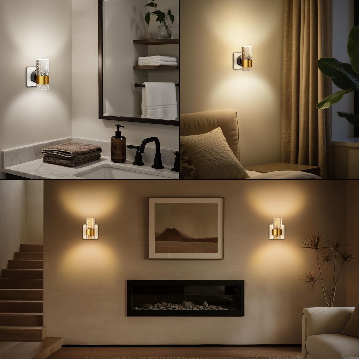 Thumbnail 5 de Night Light Plug in Wall 2 Pack 0-100LM
