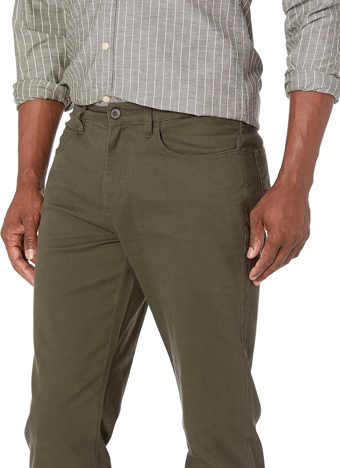 Thumbnail 2 de Amazon Essentials Men's Straight-Fit 5-Pocket Comfort Stretch Chino Trousers