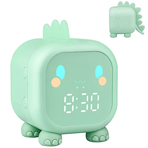 Thumbnail 8 de Ayybboo Réveil Lumineux pour Enfants, horloge numérique LED avec veilleuse