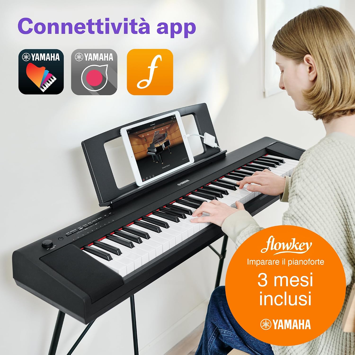 Thumbnail 4 de Yamaha NP-15 Piaggero: Tastiera Digitale 61 Tasti, Leggera e Portatile