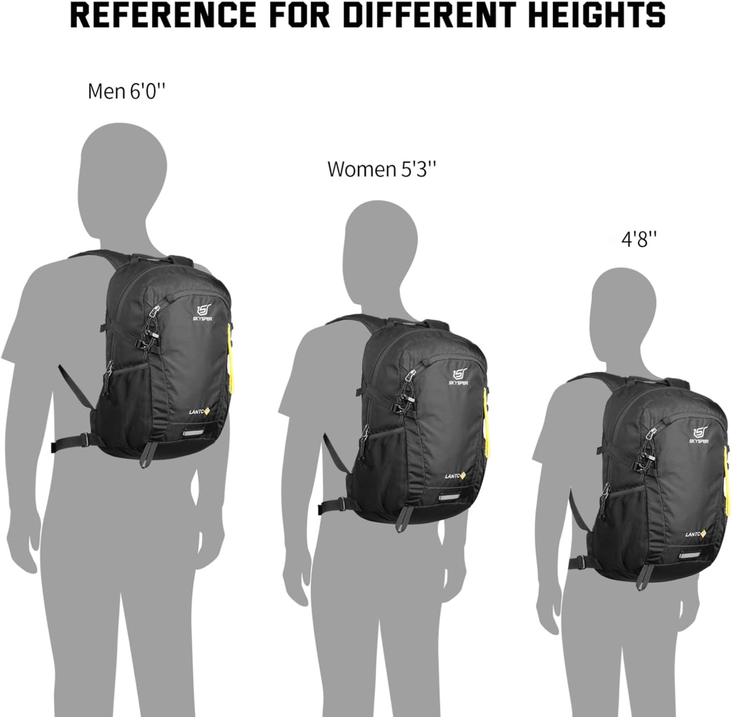 Thumbnail 5 de SKYSPER Leicht Wanderrucksack 20 L