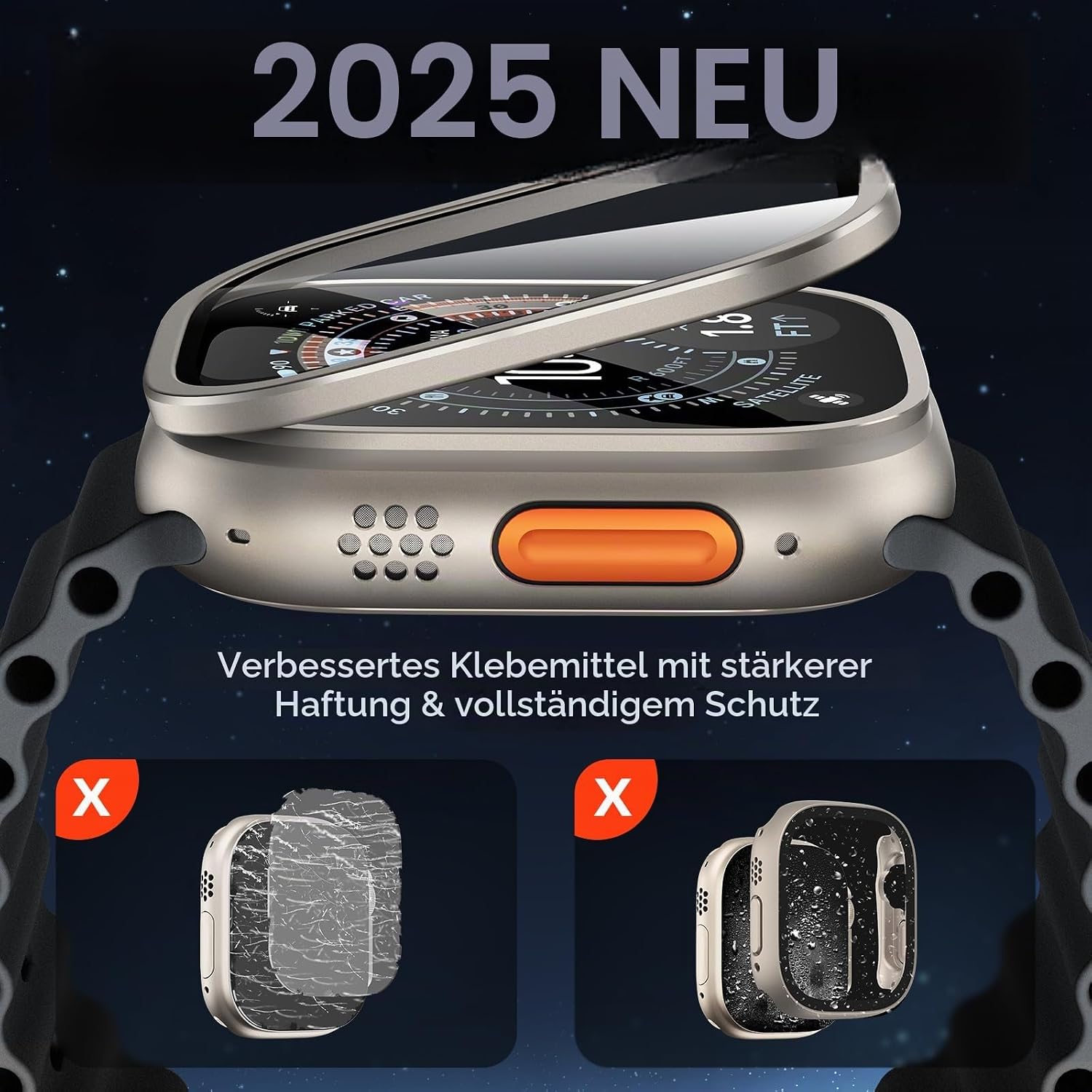 Thumbnail 1 de LϟK Displayschutzfolie 49 mm für Apple Watch Ultra