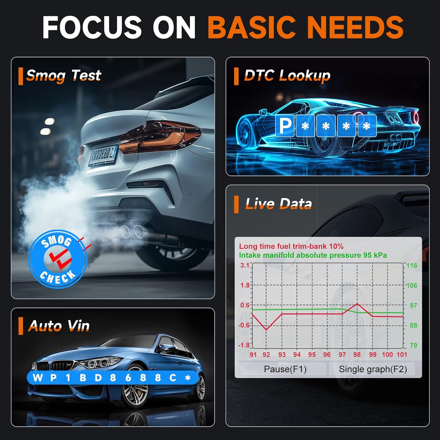 Thumbnail 6 de FOXWELL NT630 Plus OBD2 scanner with ABS