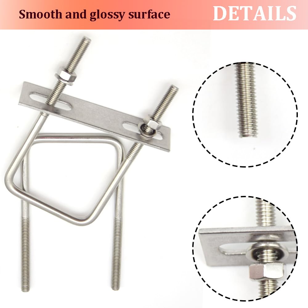 Thumbnail 2 de CEEYSEE U-Schrauben M6 50 x 100 mm – 4er Set aus 304 Edelstahl