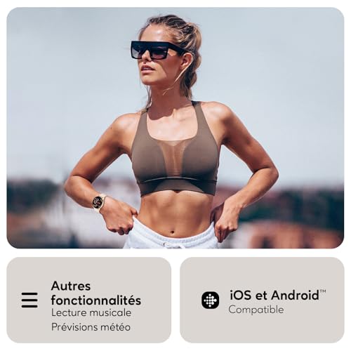 Thumbnail 6 de AcclaFit Montre Connectée – 1,38'' ronde, 147+ modes sportifs, Appel Bluetooth, IP68