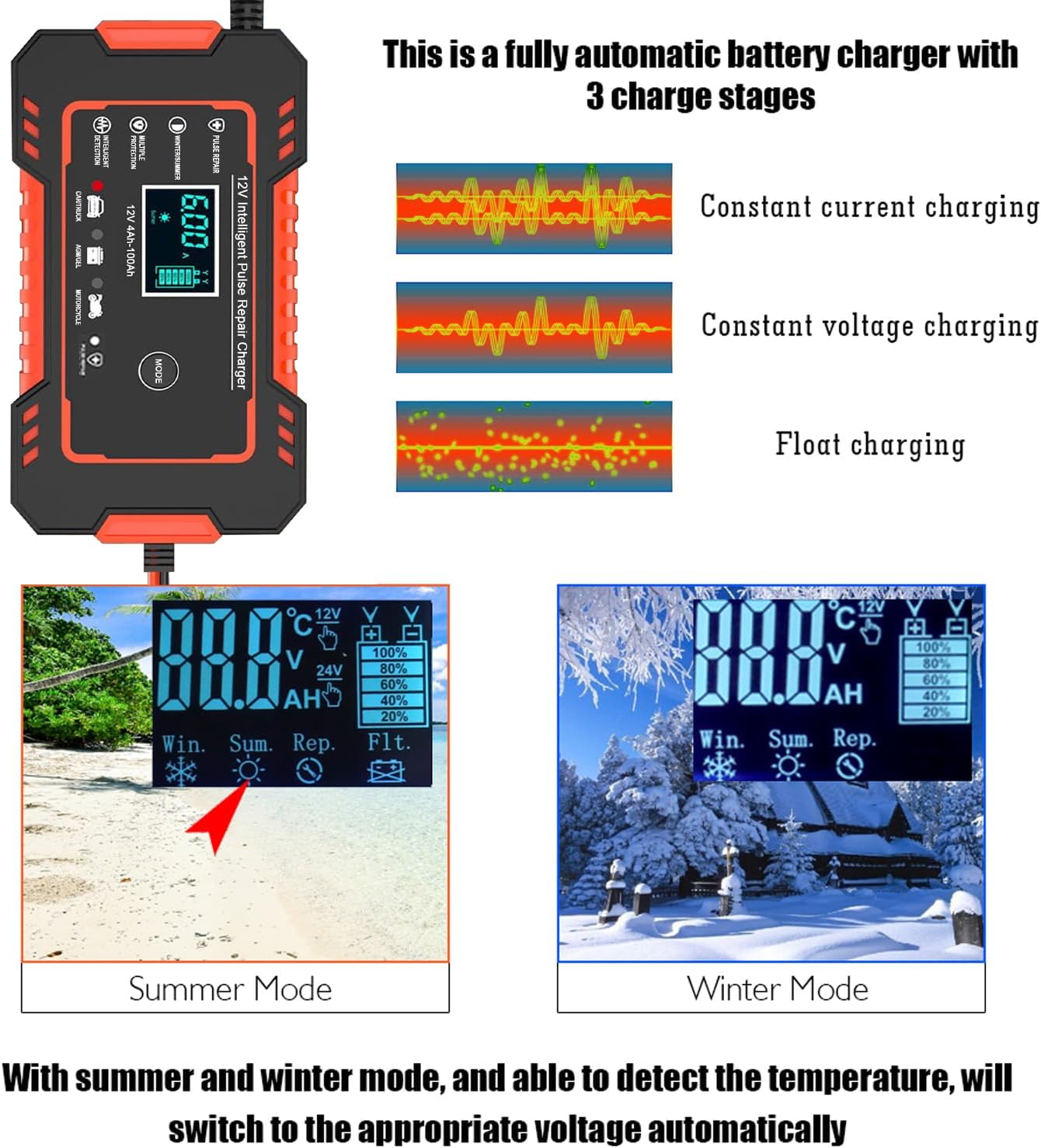 Thumbnail 4 de 12V 6Amp Smart Car Battery Charger