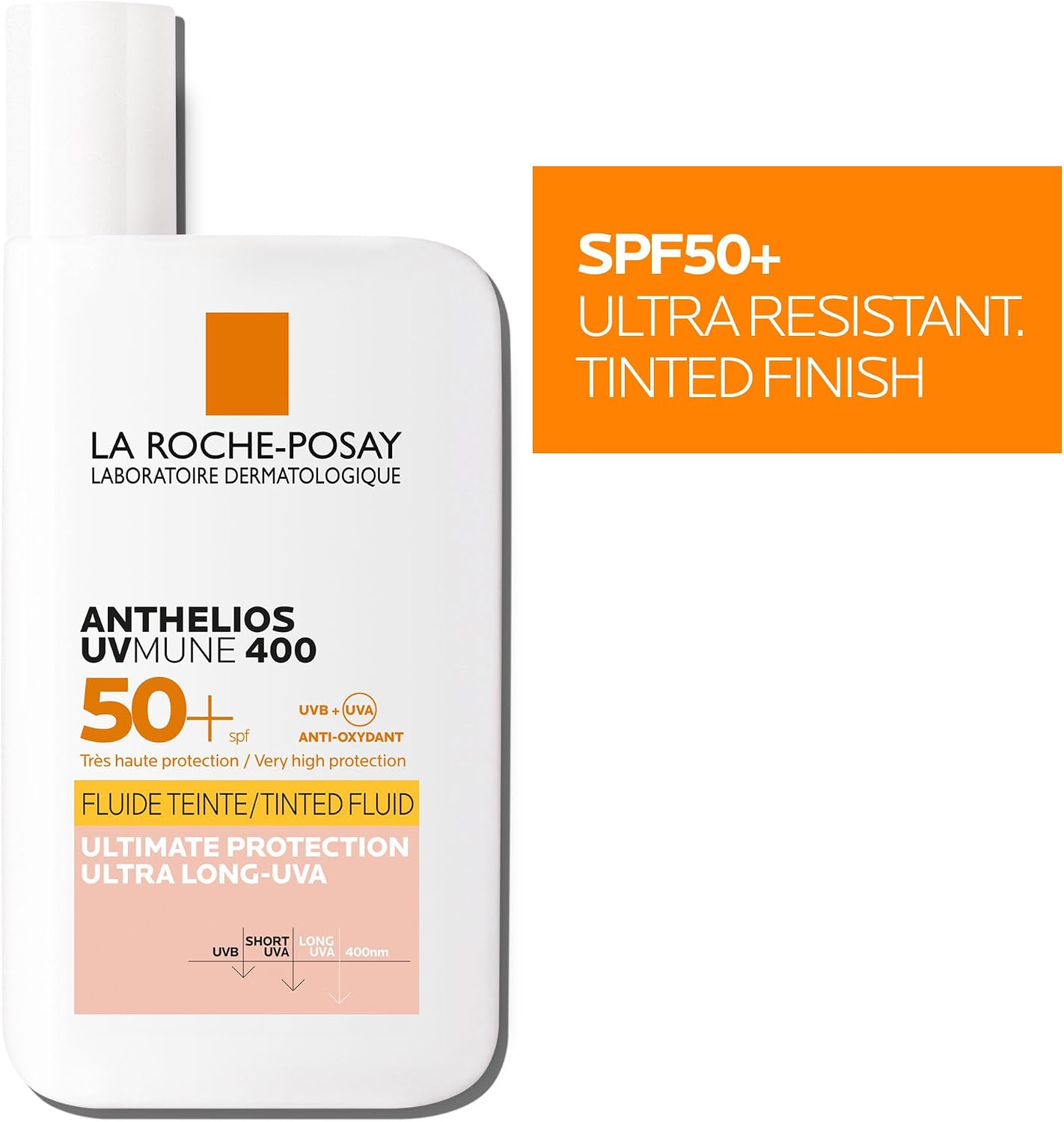 Thumbnail 6 de La Roche-Posay Anthelios UVMune 400 SPF50+ Invisible Tinted Fluid – 50ml