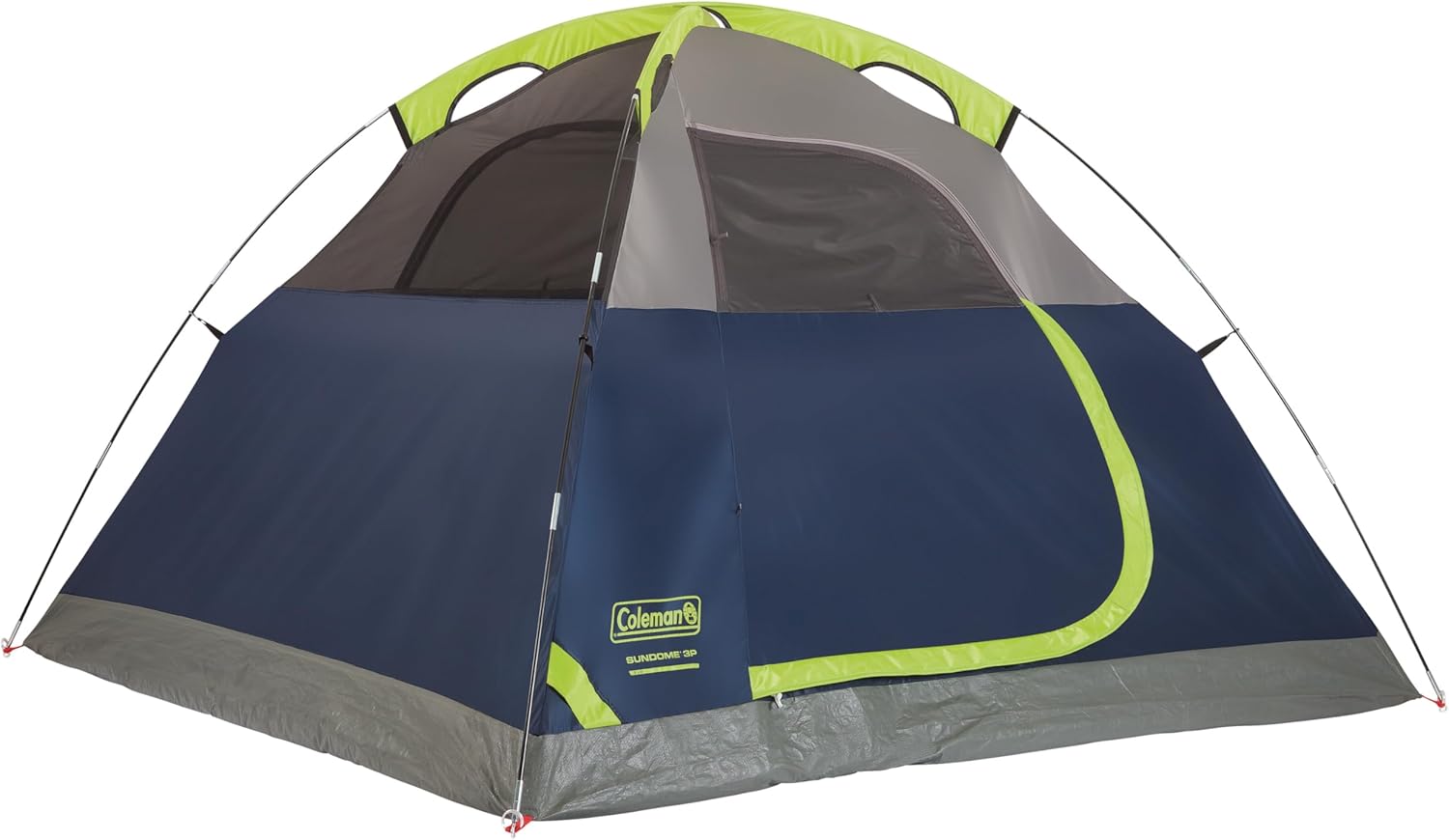 Thumbnail 1 de Coleman Sundome Camping Tent with Rainfly — 2/3/4/6 Person, Weatherproof, 10-Minute Setup