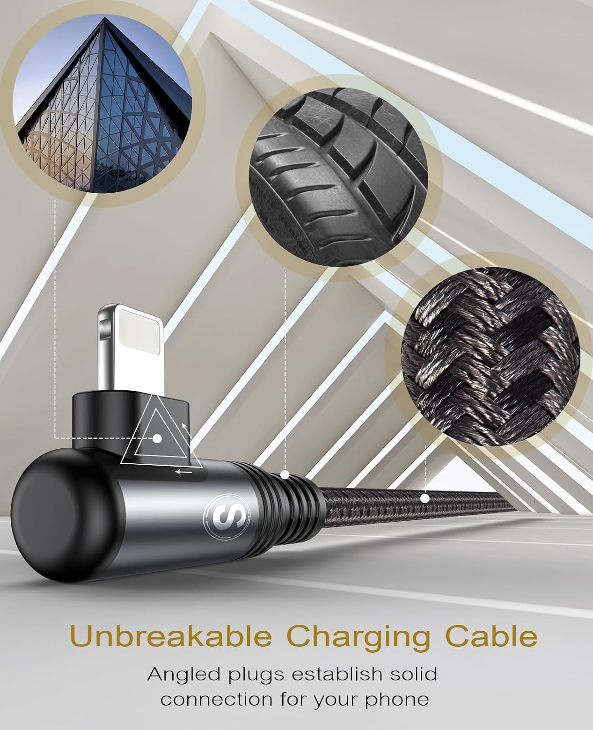 Thumbnail 3 de SWECENT USB C Lightning Kabel 2 Stk 2 m