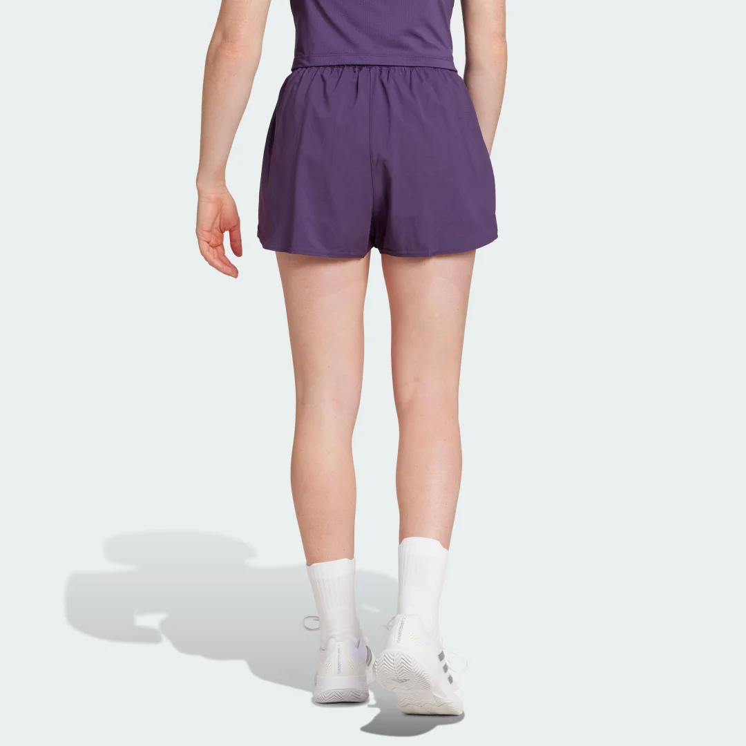 Detalle 2 de Pantalón corto Club Tennis Climacool de Adidas, color violeta